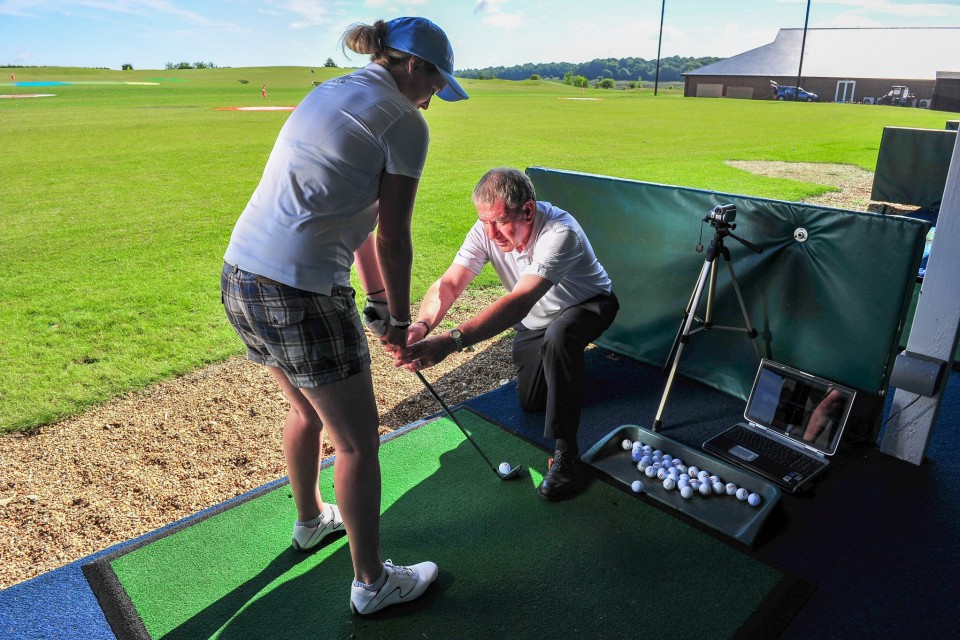 Outdoor driving range